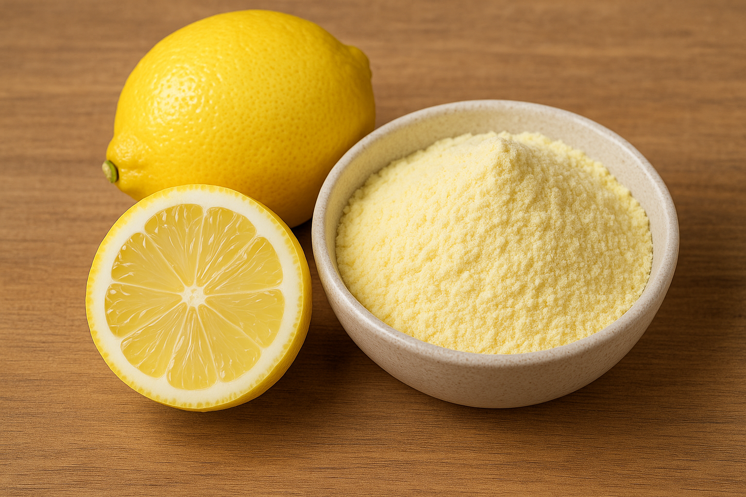 Lemon powder